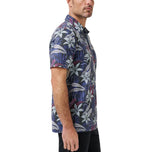 Travis Mathew Featherweight Open Bay Golf Polo Shirt - Black