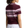 J.Lindeberg Women's Athena Knitted Golf Polo Shirt - Winetasting