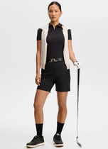 J.Lindeberg Women's Gwen Long Golf Shorts - Black