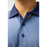 Glenmuir Gullane Performance Polo Golf衬衫 - 浅灰色/海军