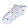 Glenmuir Women's Cotton Rich Cushioned Golf Socks - White/Candy & Light Grey Hearts