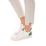 Golftini Women's Stretch Ankle Golf Pants - Khaki/White