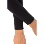 Golftini 女式弹力 V 领高尔夫毛衣 - 黑色