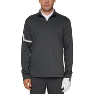 J.Lindeberg Heath Strike Golf Mid-Layer - Asphalt/Black Melange