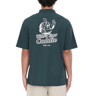 Huffer Your Caddie Pique Golf Polo Shirt - Golf Green