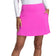 IBKUL Women's Solid A-Line 17.5" Golf Skort - Hot Pink