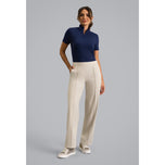 IBKUL Women's Straight Leg Performance Golf Pant - Stone