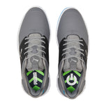 Puma Ignite抬高无尖的宽阔男士高尔夫球鞋 - 安静的阴影/ puma黑色