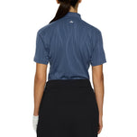 J.Lindeberg Women's Izara Golf Polo Shirt - Vintage Indigo