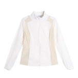 J.Lindeberg Women's Brooks Zip Packable Golf Jacket - White