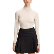 J.Lindeberg 女式 Ella 压缩高尔夫衬衫 - Moonbeam