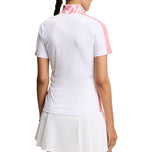 J.Lindeberg 女式 Pip 高尔夫 Polo 衫 - 白色