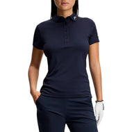 J.Lindeberg Women's Tour Tech Golf Polo Shirt - Navy