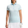 J.Lindeberg 女式 Tour Tech 印花高尔夫 Polo 衫 - Bridge Stock Skylight