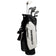 J.Lindeberg X Vessel Play Stand Golf Bag - Black/White