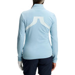 J.Lindeberg 女式 Janice 全拉链高尔夫中层 - 天光混色