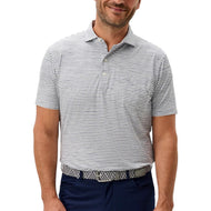 Johnnie-O Performance Featherweight Polo Seymour Stripe - Navy