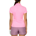 J.Lindeberg Women's Jessa Golf Polo Shirt - Eosine Pink