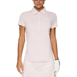 J.Lindeberg Women's Jessa Golf Polo Shirt - Grey Lilac