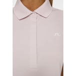 J.Lindeberg Women's Jessa Golf Polo Shirt - Grey Lilac
