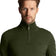 Lyle & Scott Tonal Eagle Merino Blend 1/4 Zip Knit - Cactus Green
