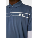 J.Lindeberg Klas Golf Polo Shirt - Vintage Indigo