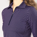 Golftini Women's Cool Girl Long Sleeve Golf Polo Shirt - Unstoppable