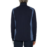 J.Lindeberg Lukas四分之一ZIP高尔夫中层 - 复古靛蓝