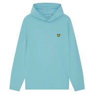 Lyle & Scott Core Midlayer Golf Hoodie - Aquamarine