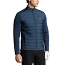 Lyle &amp; Scott Hybrid Quilted Full Zip Golf Jacket - Ryder Blue
