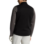 Lyle＆Scott Hybrid缝全邮政高尔夫背心 - 喷气黑色