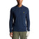 Lyle & Scott Long Sleeve Knitted Golf Polo Shirt - Ryder Blue