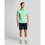 Lyle＆Scott Micro Club印刷高尔夫球球衫 - 海岸线
