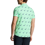 Lyle＆Scott Micro Club印刷高尔夫球球衫 - 海岸线