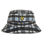 Lyle & Scott Tartan Bucket Golf Hat - Jet Black/White