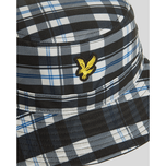 Lyle & Scott Tartan Bucket Golf Hat - Jet Black/White