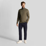 Lyle＆Scott Tonal Eagle Tech 1/4 Zip Midlayer-仙人掌绿色