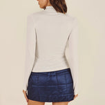 Malbon Women's Rally Mockneck - Sugar Swizzle