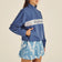 Malbon Women's Crosscourt Blossom Windbreaker - Vintage Indigo