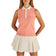 Malbon Women's Claudia Golf Polo Shirt - Coral Haze