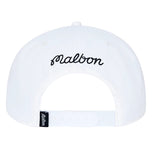 Malbon M 后扣帽 - 白色
