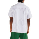 Malbon Performance Mesh Golf Polo Shirt - White