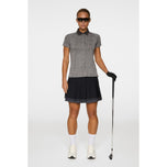 J.Lindeberg Women's Minnie Golf Polo Shirt - Dark Grey Melange