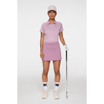 J.Lindeberg Women's Minnie Golf Polo Shirt - Very Grape Melange