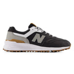 New Balance 997 Spikeless Wide (EE) Golf Shoes - Black/White