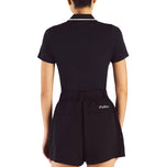 Malbon 女式 Paloma 高尔夫 Polo 衫 - 黑色