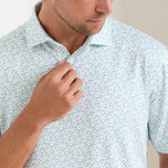 Peter Millar Cheers 性能球衣高尔夫 Polo 衫 - 白色