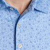 Peter Millar 双输高性能平纹针织高尔夫 Polo 衫 - 小屋蓝色
