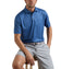 Peter Millar Pole Position Performance Jersey Golf Polo Shirt - Windsor Blue