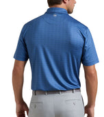 Peter Millar Pole Position Performance Jersey Golf Polo Shirt - Windsor Blue